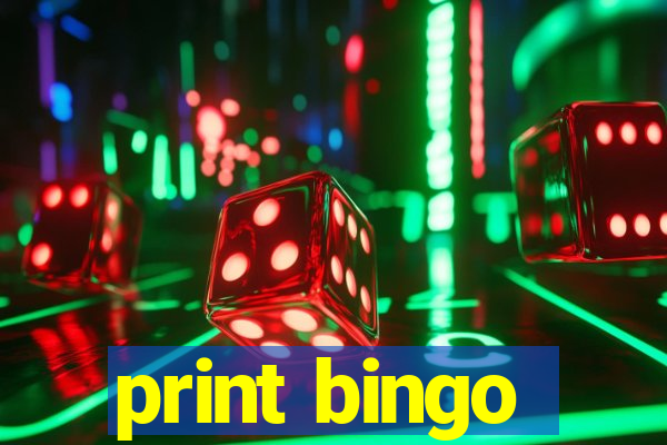 print bingo